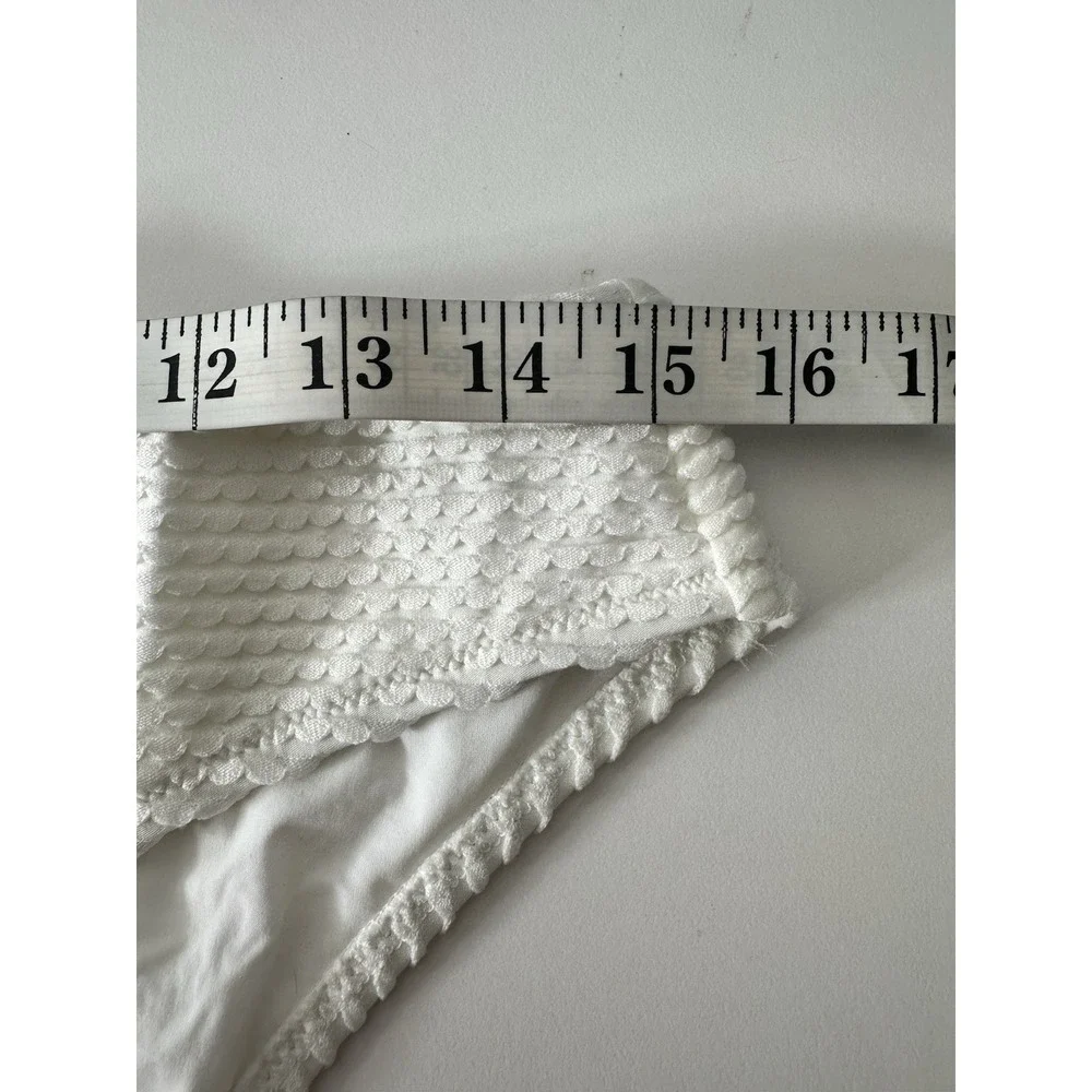 New ULLA Johnson Dani Bikini Bottom Women's Large Shell Beach Vacation MSRP $180